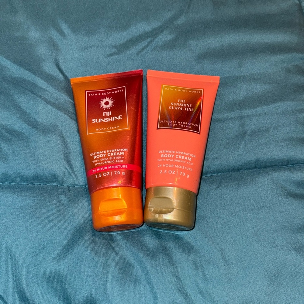 Bath and Body Works Fiji sunshine and Fiji Guava-tini